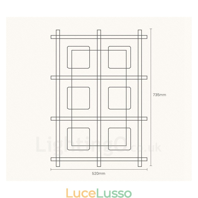 6 luci da soffitto moderne e contemporanee in stile nordico con paralume in vetro