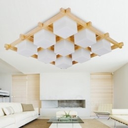 9 luci da soffitto moderne e contemporanee in stile nordico con paralume in vetro