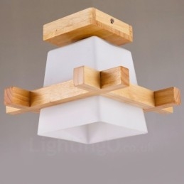 1 luce moderna contemporanea in stile nordico da soffitto con paralume in vetro