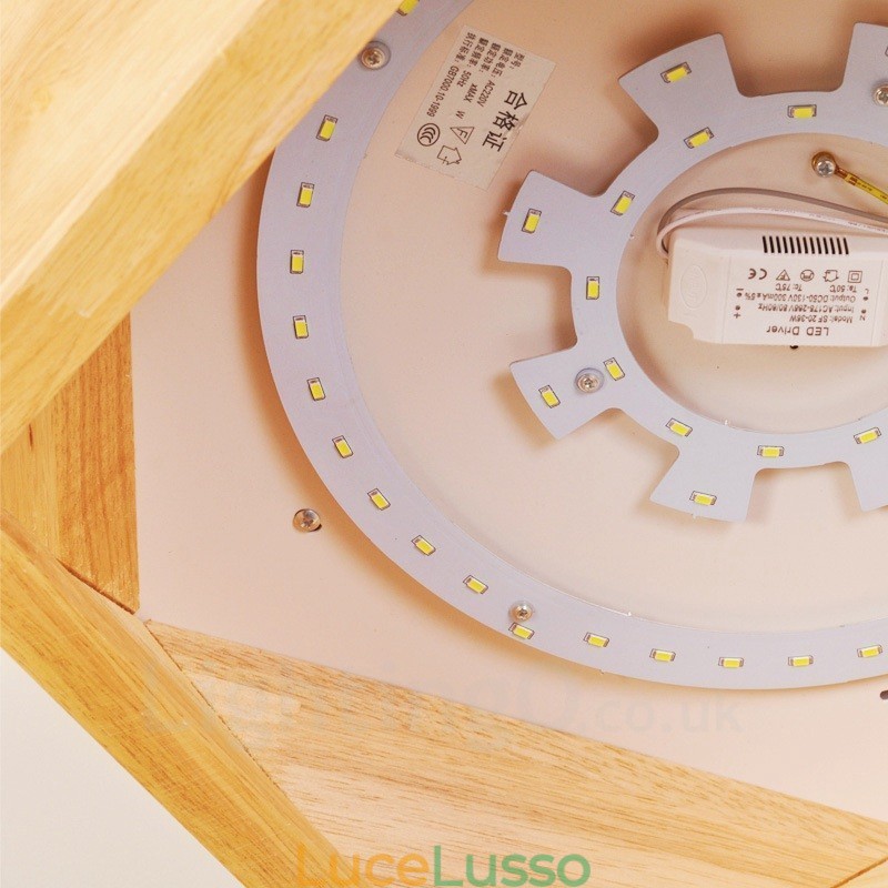Plafoniere da soffitto moderne e contemporanee in stile nordico con paralume in acrilico