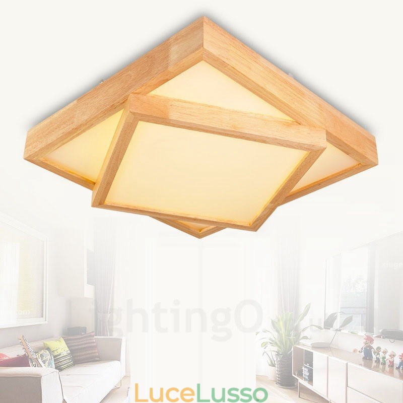 Plafoniere moderne e contemporanee da soffitto con paralume in acrilico