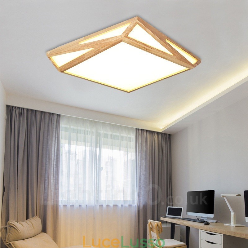 Plafoniere da soffitto moderne e contemporanee in stile nordico con paralume in acrilico