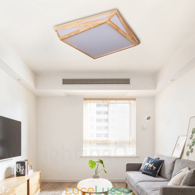 Plafoniere da soffitto moderne e contemporanee in stile nordico con paralume in acrilico