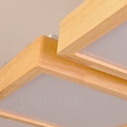 4 luci da soffitto moderne e contemporanee in stile nordico con paralume in acrilico