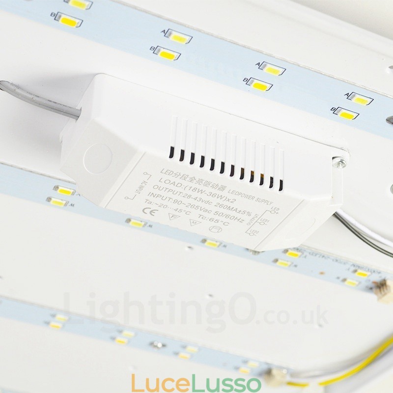 Plafoniere moderne e contemporanee da soffitto con paralume in acrilico