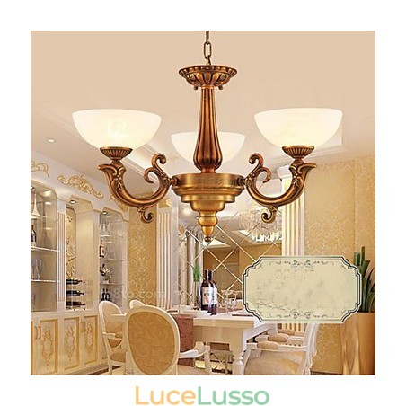 Lampadario in marmo in stile cinese Lampadario in rame pieno Lampadario in marmo in stile cinese Lampadario in rame pieno