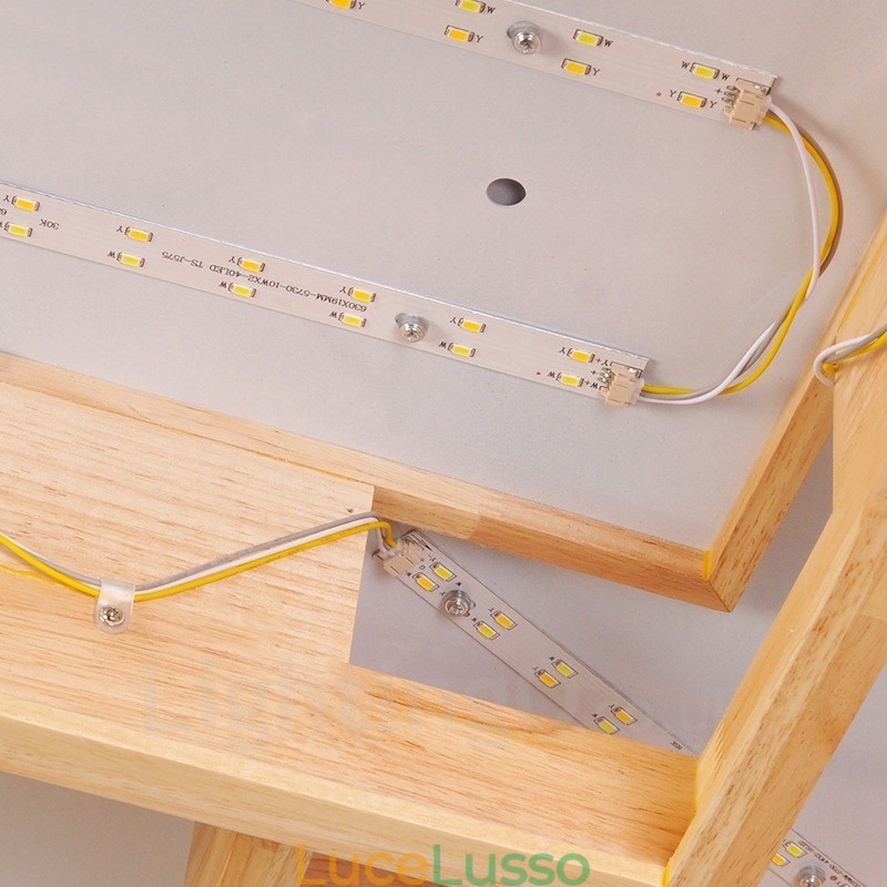 6 plafoniere da soffitto moderne in stile nordico contemporaneo con paralume in acrilico