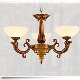 Lampadario in marmo in stile cinese Lampadario in rame pieno