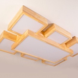6 plafoniere da soffitto moderne in stile nordico contemporaneo con paralume in acrilico