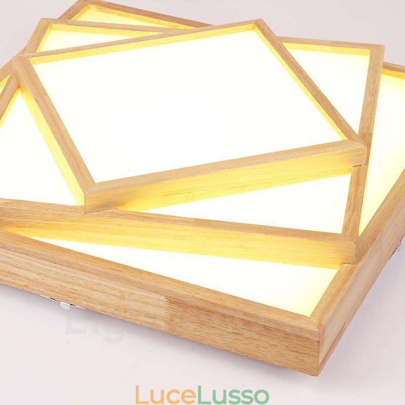 Plafoniere da soffitto moderne e contemporanee in stile nordico con paralume in acrilico