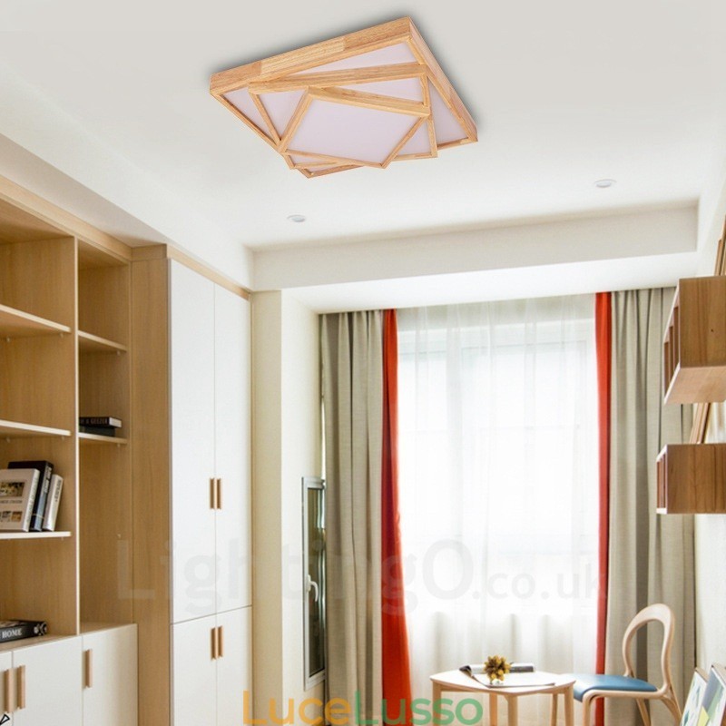 Plafoniere da soffitto moderne e contemporanee in stile nordico con paralume in acrilico
