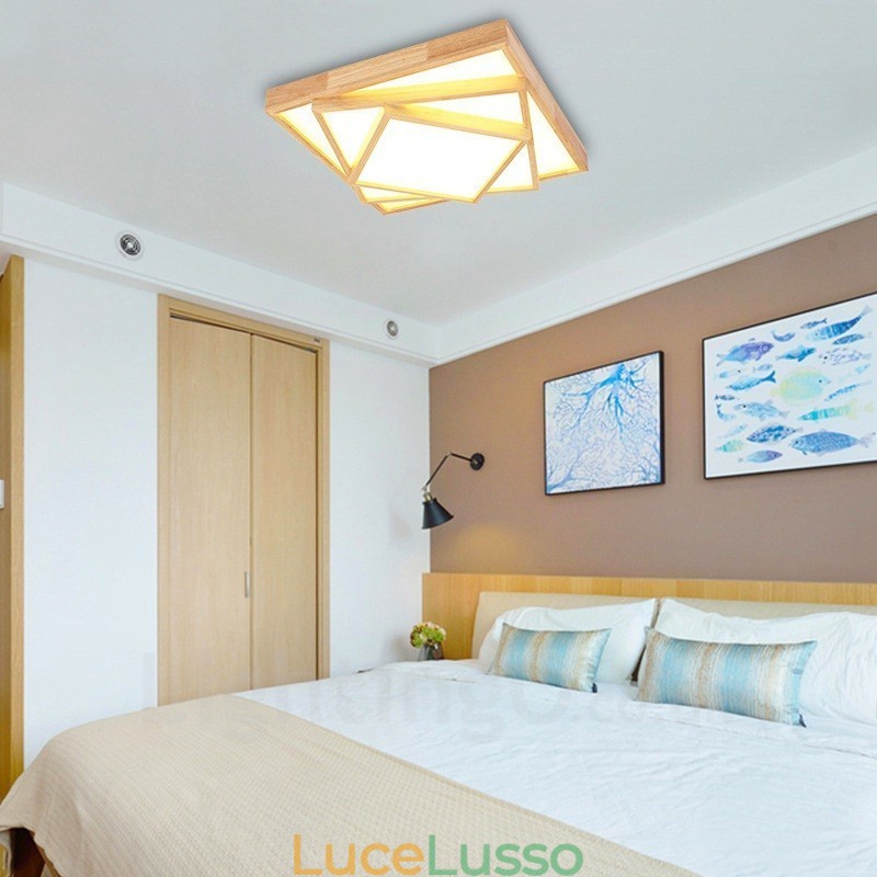 Plafoniere da soffitto moderne e contemporanee in stile nordico con paralume in acrilico