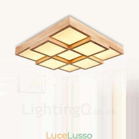 Plafoniere da soffitto moderne e contemporanee in stile nordico con paralume in acrilico Plafoniere da soffitto moderne e contemporanee in stile nordico con paralume in acrilico