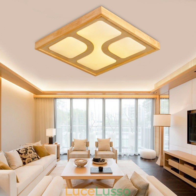 Plafoniere moderne e contemporanee da soffitto con paralume in acrilico