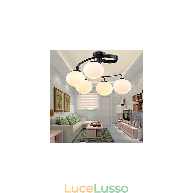 Lampade a sospensione moderne contemporanee in metallo