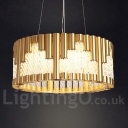Moderne luci da soffitto contemporanee con placcatura in rame