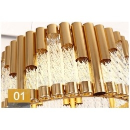 Moderne luci da soffitto contemporanee con placcatura in rame