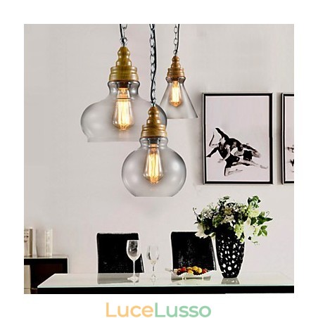 Lampadario a sospensione in metallo stile mini moderno e contemporaneo a 3 luci Lampadario a sospensione in metallo stile mini moderno e contemporaneo a 3 luci
