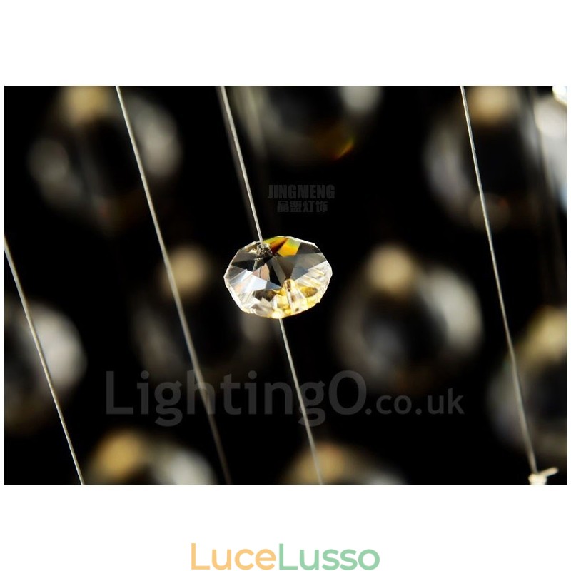 Lampadario moderno in cristallo per soffitto, lampadario per interni, lampade e apparecchi di illuminazione