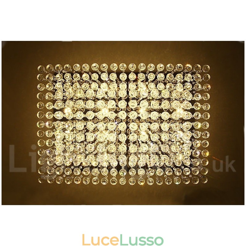 Lampadario moderno in cristallo per soffitto, lampadario per interni, lampade e apparecchi di illuminazione