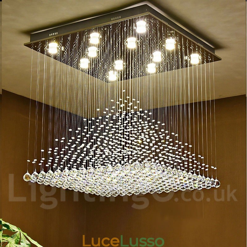 Lampadario moderno in cristallo per soffitto, lampadario per interni, lampade per illuminazione