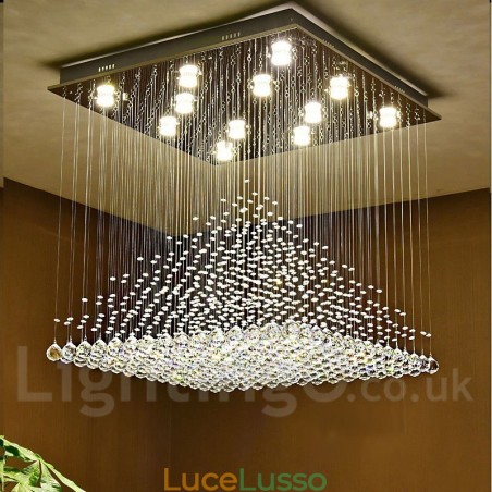 Lampadario moderno in cristallo per soffitto, lampadario per interni, lampade per illuminazione