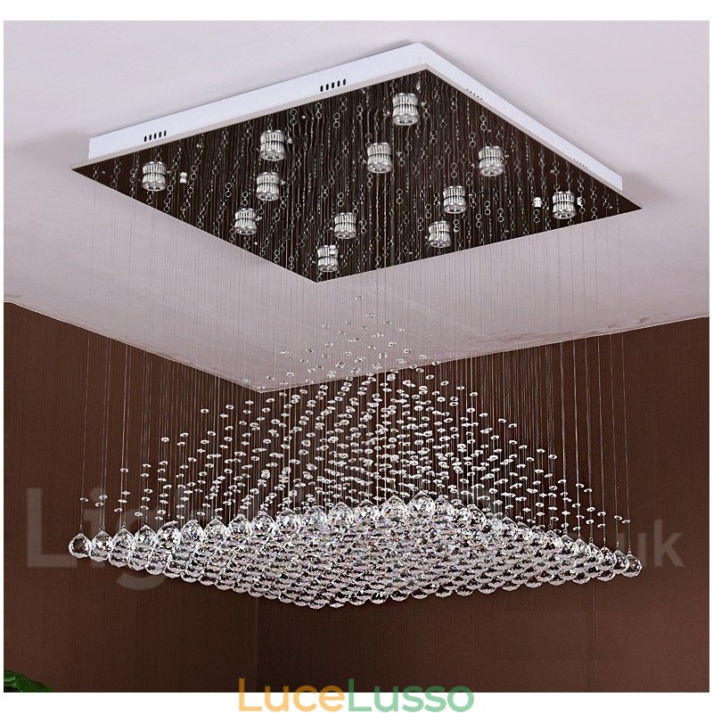 Lampadario moderno in cristallo per soffitto, lampadario per interni, lampade per illuminazione