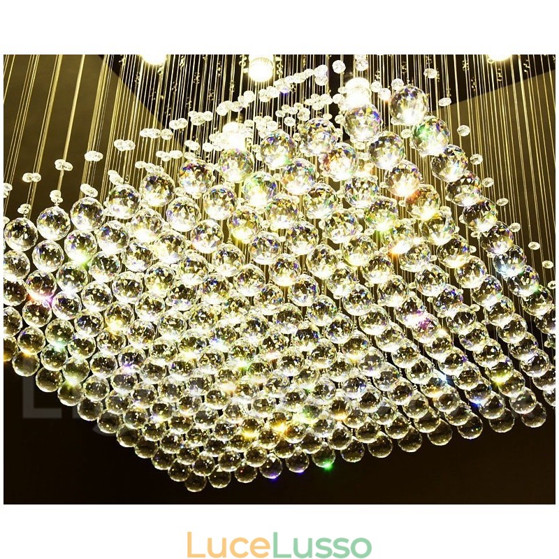 Lampadario moderno in cristallo per soffitto, lampadario per interni, lampade per illuminazione