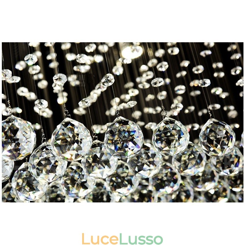 Lampadario moderno in cristallo per soffitto, lampadario per interni, lampade per illuminazione