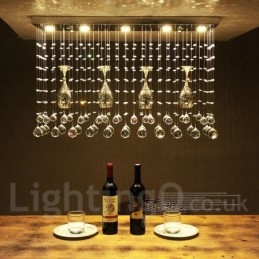 Lampadario moderno a sospensione in cristallo da soffitto a 5 luci, lampadario per interni, lampade di illuminazione