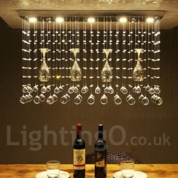 Lampadario moderno a sospensione in cristallo da soffitto a 5 luci, lampadario per interni, lampade di illuminazione
