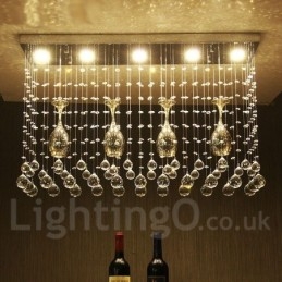 Lampadario moderno a sospensione in cristallo da soffitto a 5 luci, lampadario per interni, lampade di illuminazione