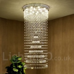 Lampadario moderno in cristallo per soffitto, lampadario per interni, lampade e apparecchi di illuminazione