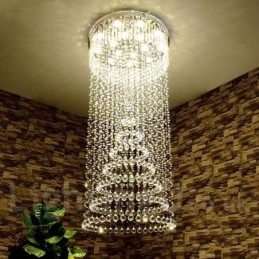 Lampadario moderno in cristallo per soffitto, lampadario per interni, lampade e apparecchi di illuminazione