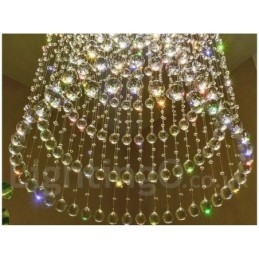 Lampadario moderno in cristallo per soffitto, lampadario per interni, lampade e apparecchi di illuminazione