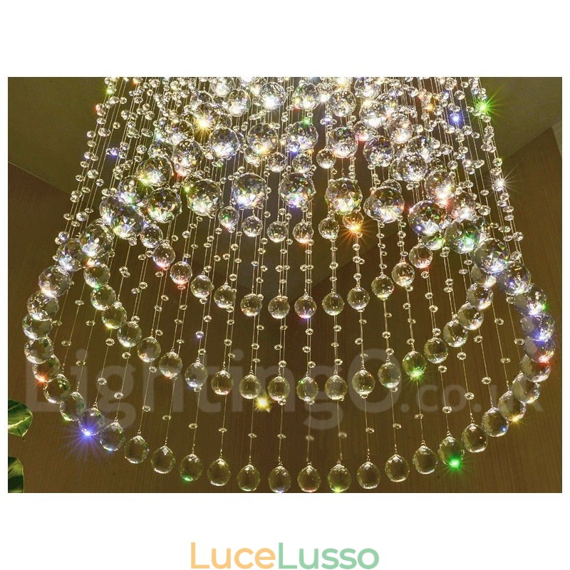 Lampadario moderno in cristallo per soffitto, lampadario per interni, lampade e apparecchi di illuminazione