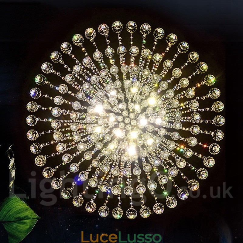 Lampadario moderno in cristallo per soffitto, lampadario per interni, lampade e apparecchi di illuminazione