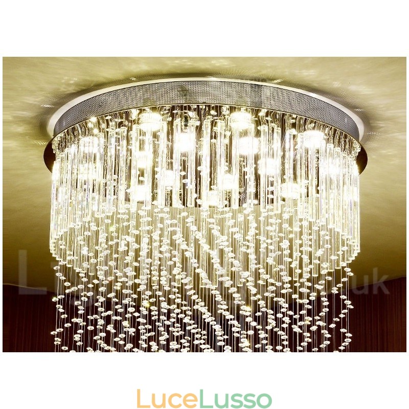 Lampadario moderno in cristallo per soffitto, lampadario per interni, lampade e apparecchi di illuminazione
