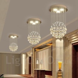 Lampadario moderno a sospensione in cristallo a 3 luci, lampadario per interni, lampade e apparecchi di illuminazione
