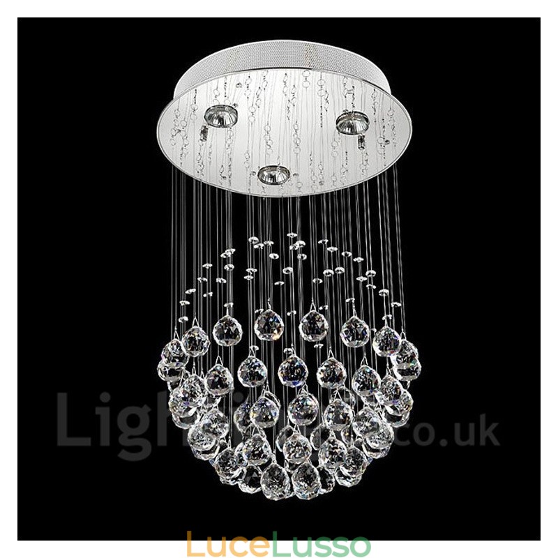 Lampadario moderno a sospensione in cristallo a 3 luci, lampadario per interni, lampade e apparecchi di illuminazione