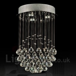 Lampadario moderno a sospensione in cristallo a 3 luci, lampadario per interni, lampade e apparecchi di illuminazione