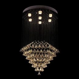 7 luci moderno cristallo soffitto lampadario lampadario interno illuminazione lampade infissi