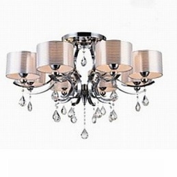 Lampadario moderno in cristallo K9 8 luci
