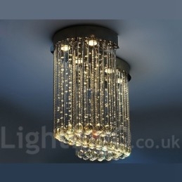 6 luci moderno cristallo soffitto lampadario lampadario illuminazione lampade da interno