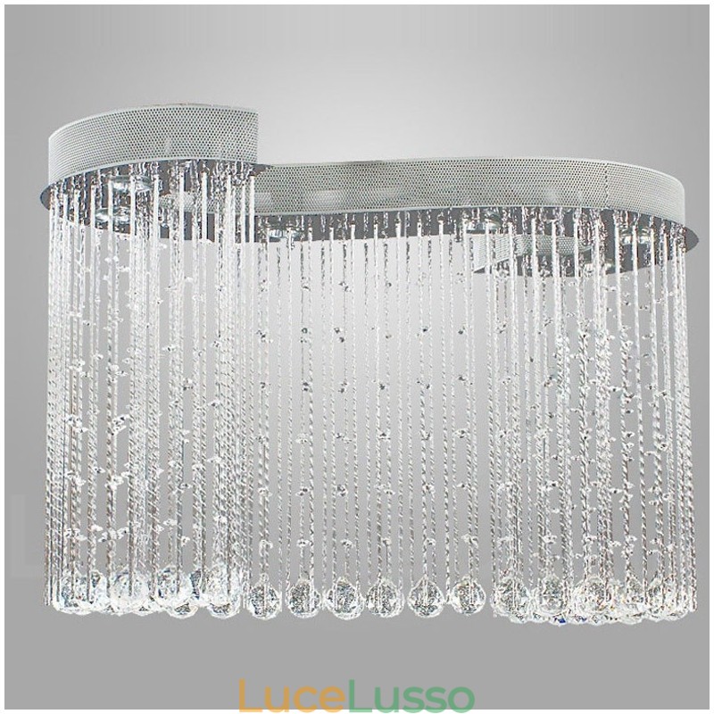 6 luci moderno cristallo soffitto lampadario lampadario illuminazione lampade da interno