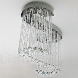 6 luci moderno cristallo soffitto lampadario lampadario illuminazione lampade da interno