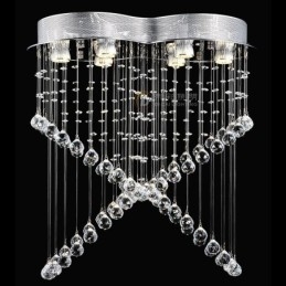 6 luci moderno cristallo soffitto lampadario lampadario illuminazione interna lampade infissi