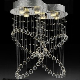 6 luci moderno cristallo soffitto lampadario lampadario illuminazione interna lampade infissi