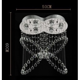 6 luci moderno cristallo soffitto lampadario lampadario illuminazione interna lampade infissi