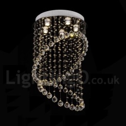 5 luci moderno cristallo soffitto lampadario lampadario illuminazione lampade da interno